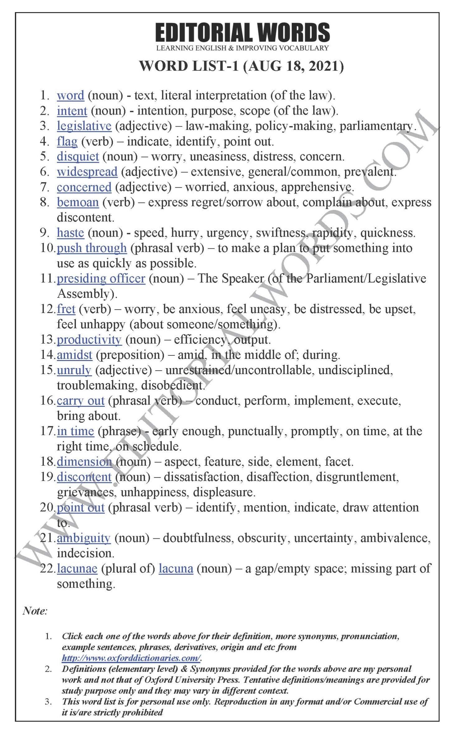 The Hindu Editorial (Between word and intent) – Aug 18, 2021 The Hindu Editorial (Between word and intent) – Aug 18, 2021