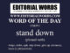 Word of the Day (stand down)-22SEP21