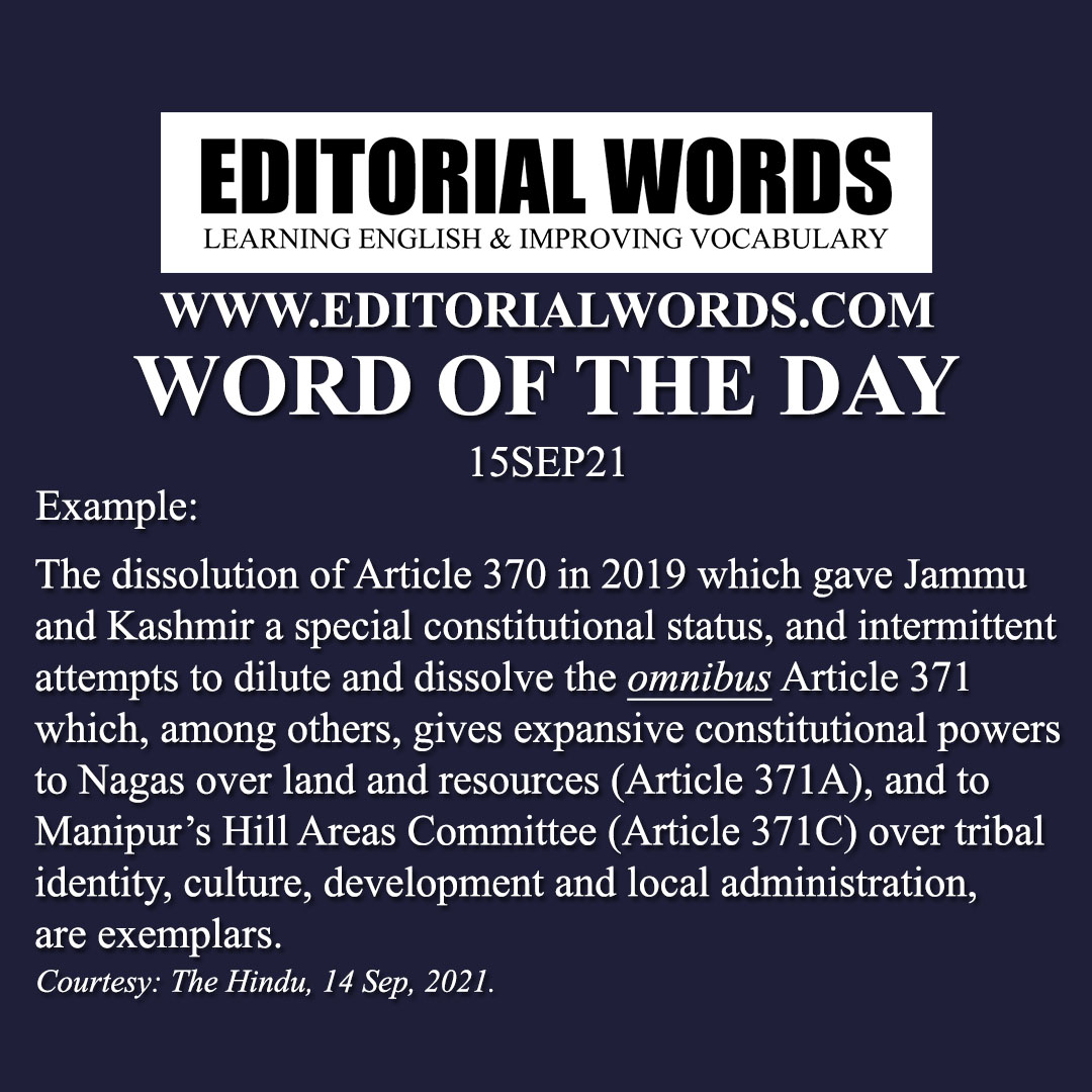 Word of the Day (omnibus)-15SEP21