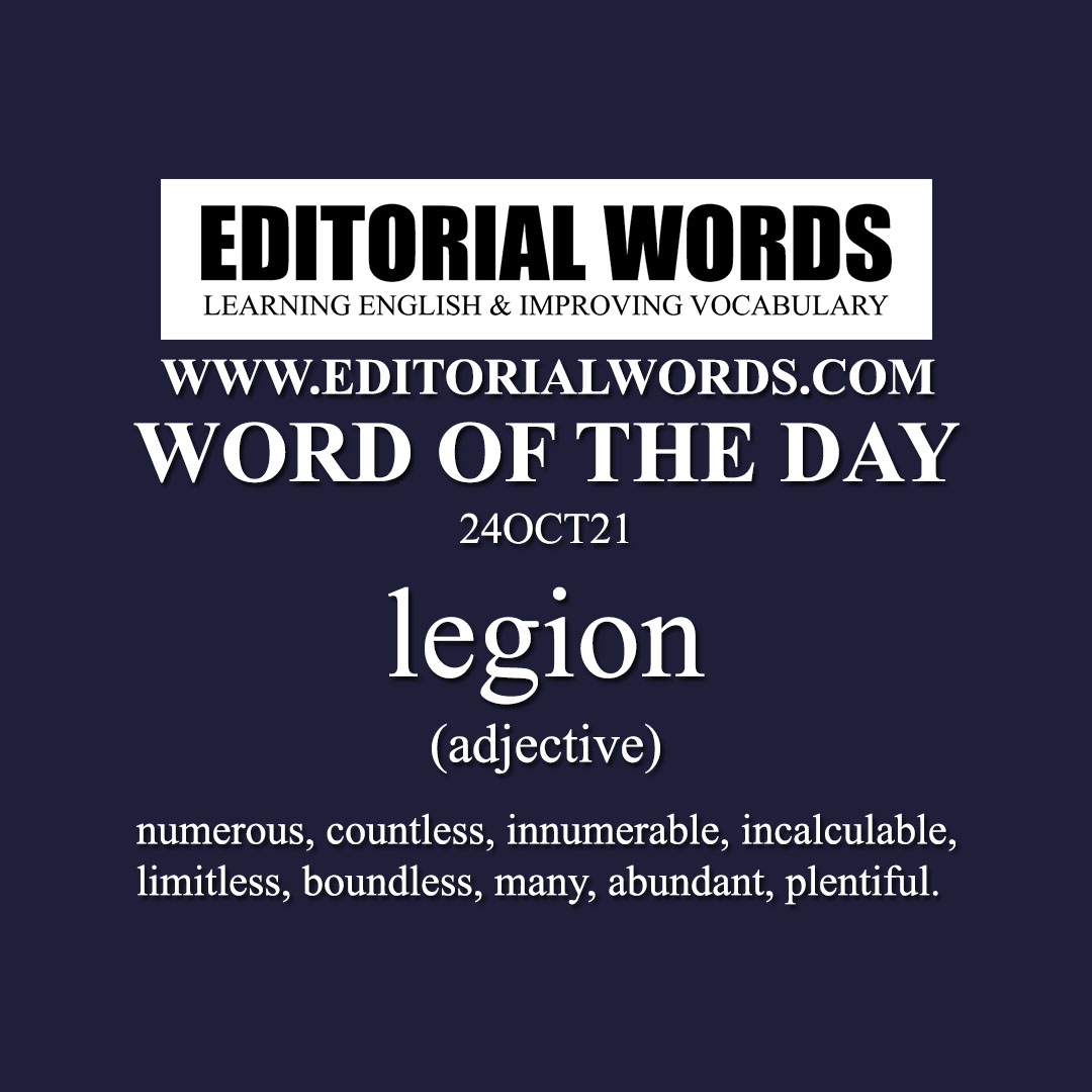 Word of the Day (legion)-24OCT21