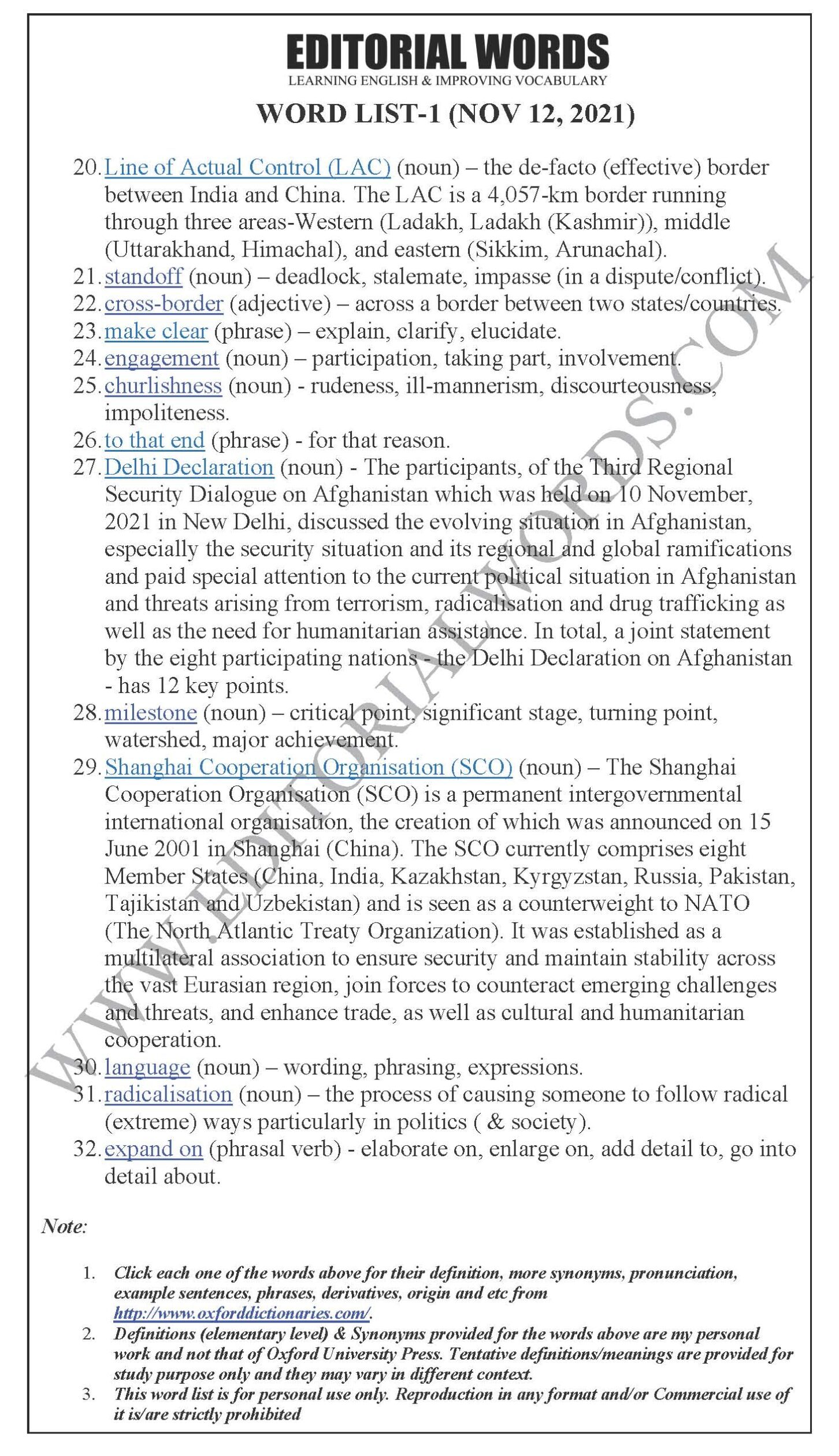 The Hindu Editorial (Undefined role) – Nov 12, 2021