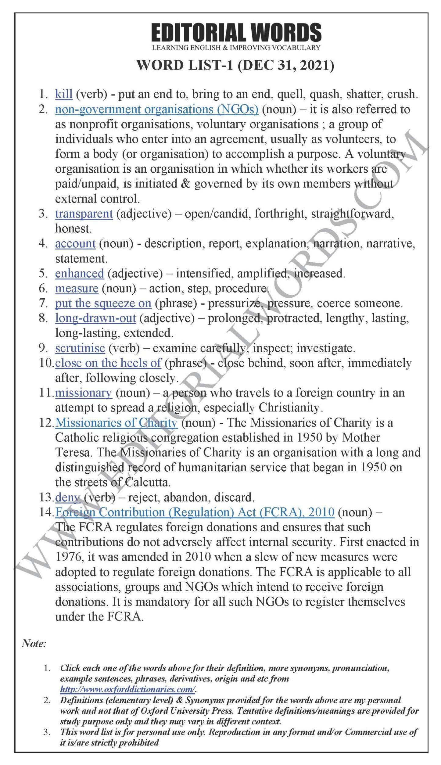 The Hindu Editorial (Killing the licence) – Dec 31, 2021