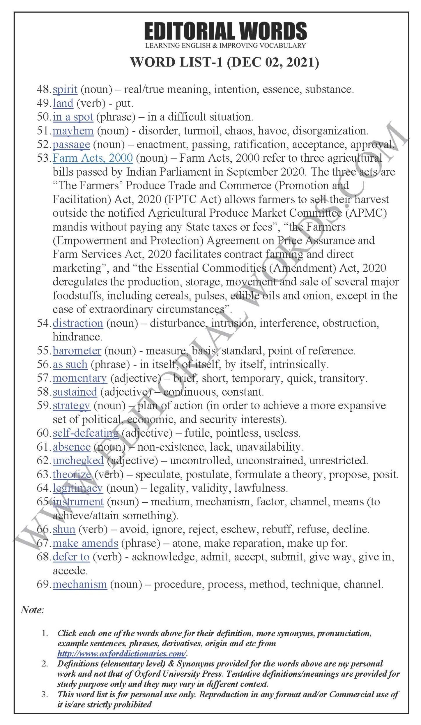 The Hindu Editorial (Point of disorder) – Dec 02, 2021 The Hindu Editorial (Point of disorder) – Dec 02, 2021
