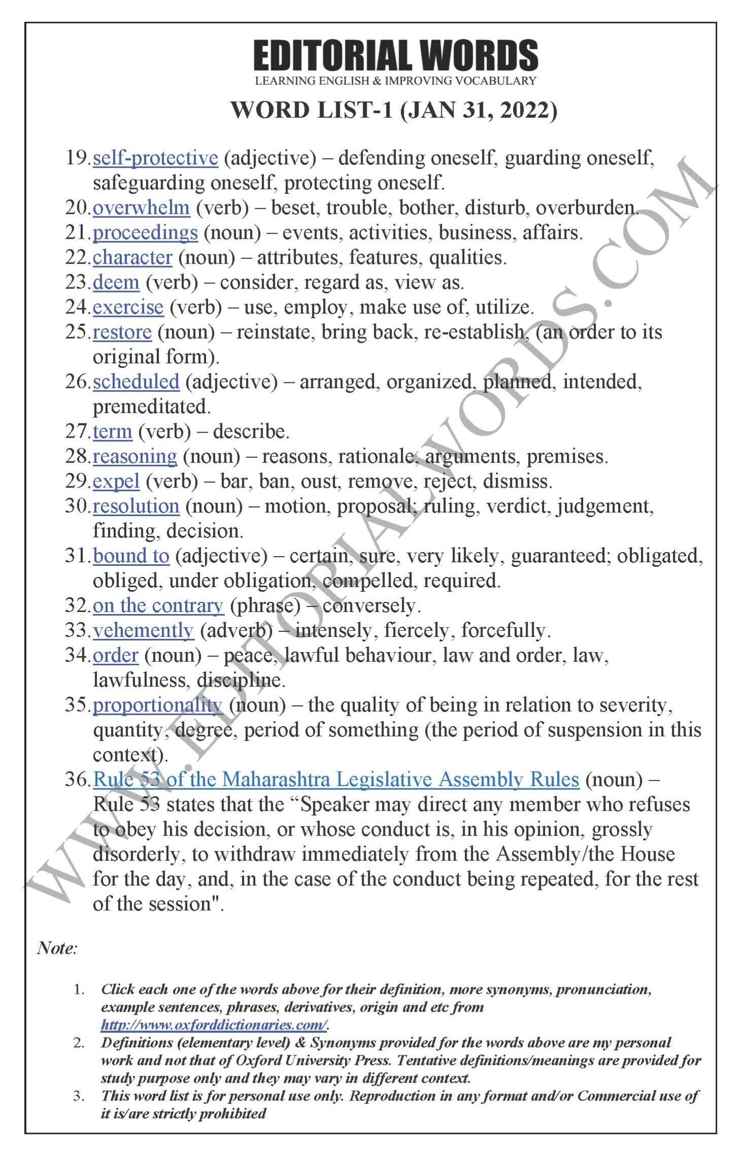 The Hindu Editorial (Limits of power) – Jan 31, 2022