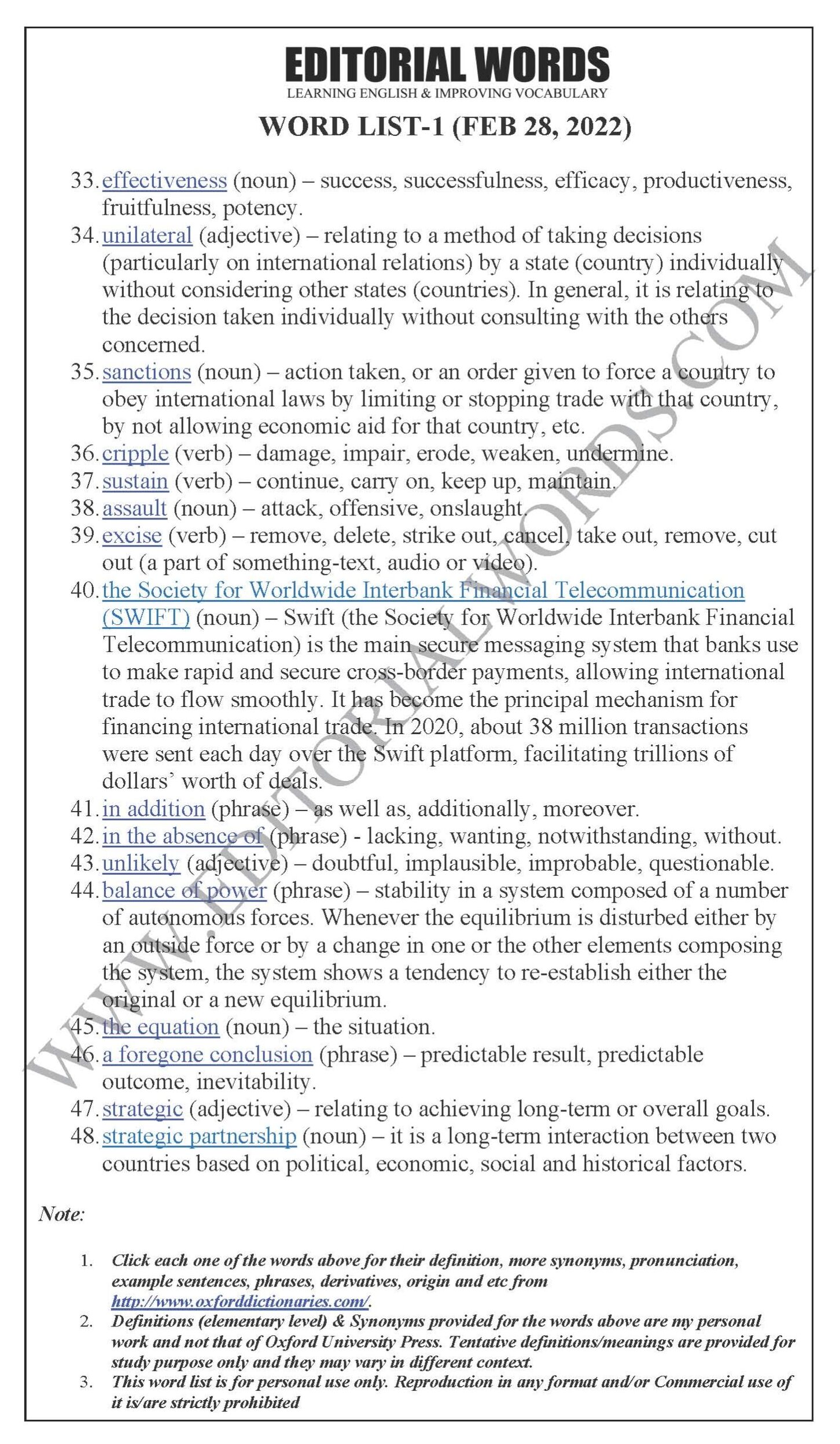 The Hindu Editorial (A testing vote) – Feb 28, 2022