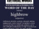 Word of the Day (highbrow)-22FEB22