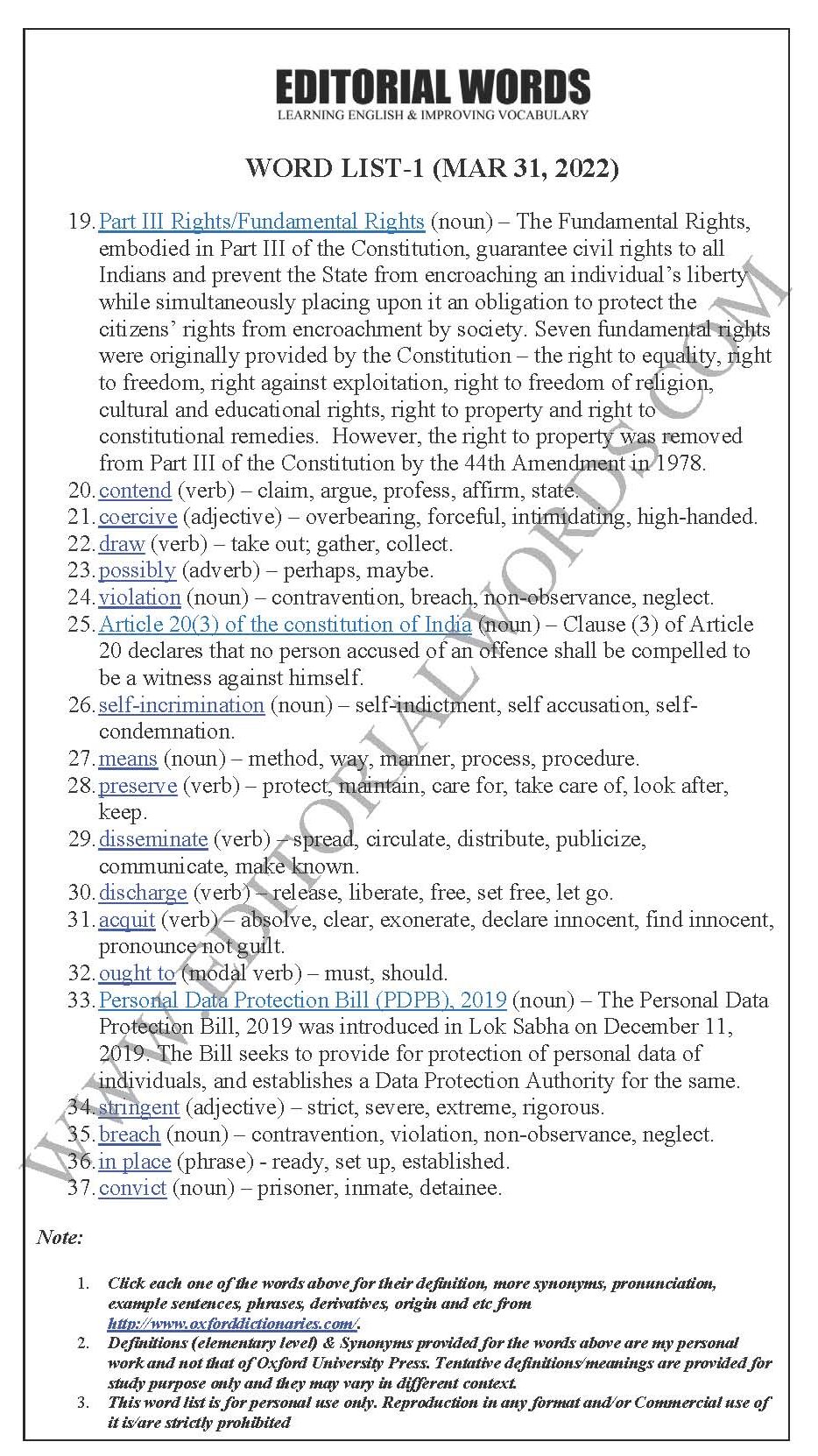 The Hindu Editorial (Identity and privacy) – Mar 31, 2022