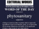 Word of the Day (phytosanitary)-20MAR22
