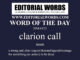 Word of the Day (clarion call)-29MAR22