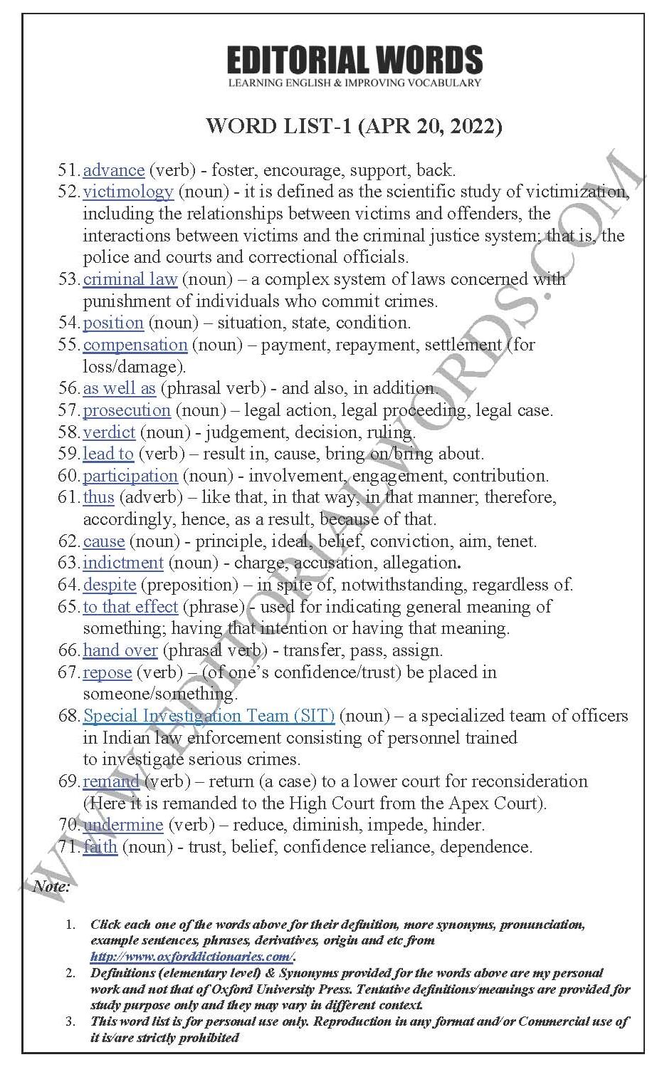 The Hindu Editorial (Victims’ say) – Apr 20, 2022 The Hindu Editorial (Victims’ say) – Apr 20, 2022