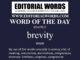 Word of the Day (brevity)-02APR22