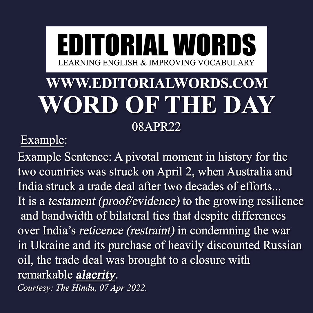 Word of the Day (alacrity)-08APR22