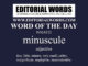 Word of the Day (minuscule)-04MAY22