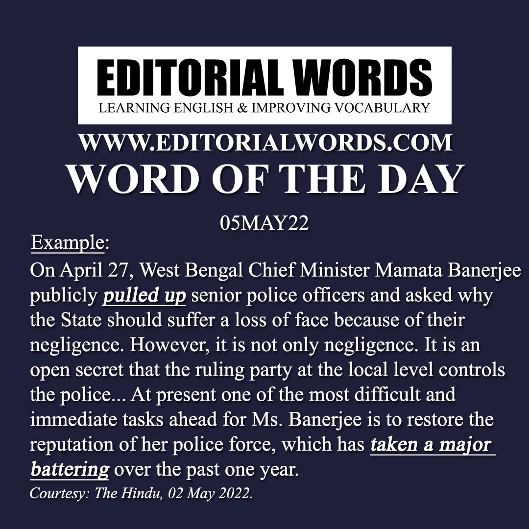 Word of the Day (pull up)05MAY22  Editorial Words
