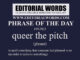 Phrase of the Day (queer the pitch)-19JUN22