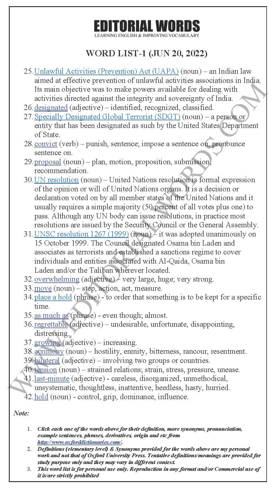The Hindu Editorial (Designation failure) – Jun 20 2022 The Hindu Editorial (Designation failure) – Jun 20 2022