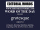 Word of the Day (grotesque)-25JUN22