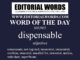 Word of the Day (dispensable)-30JUN22