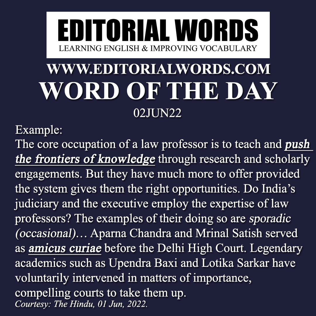 Word of the Day (amicus curiae)-02JUN22