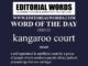 Word of the Day (kangaroo court)-25JUL22