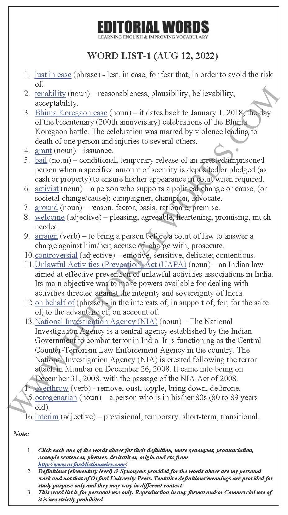 The Hindu Editorial (Just in case) – Aug 12, 2022 The Hindu Editorial (Just in case) – Aug 12, 2022