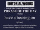 Phrase of the Day (have a bearing on)-19SEP22