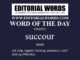 Word of the Day (succour)-09SEP22