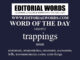Word of the Day (trappings)-14SEP22