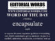 Word of the Day (encapsulate)-15SEP22