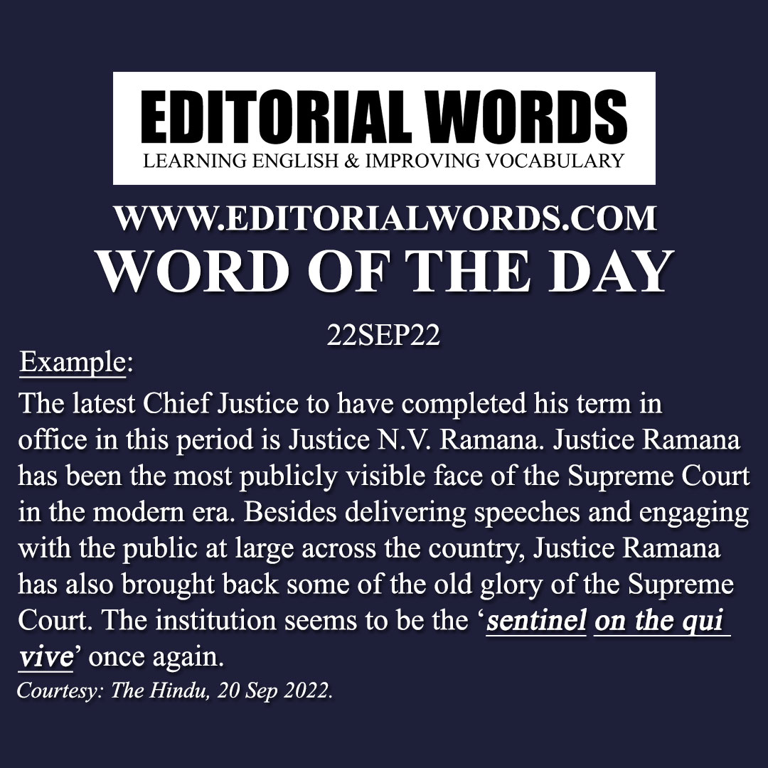 Word of the Day (sentinel)-22SEP22