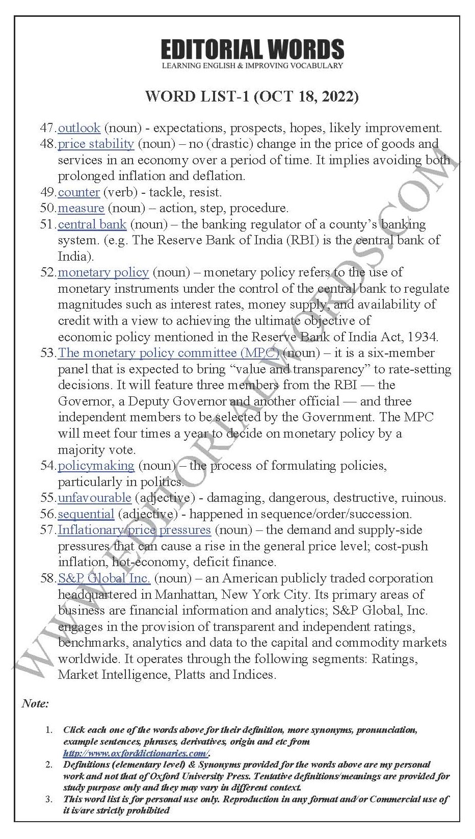 The Hindu Editorial (Tread carefully) – Oct 18, 2022