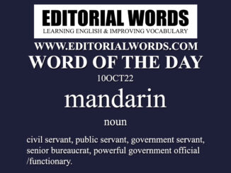 Word of the Day (mandarin)-10OCT22