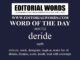 Word of the Day (deride)-18OCT22