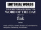 Word of the Day (flak)-24OCT22