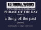Phrase of the Day (a thing of the past)-01NOV22