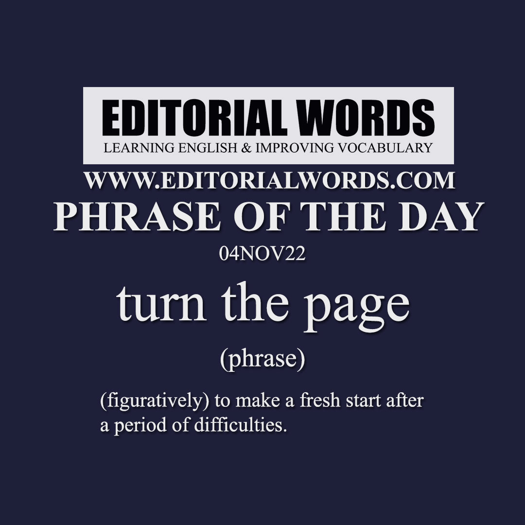 Phrase of the Day (turn the page)-04NOV22