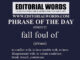 Phrase of the Day (fall foul of)-05NOV22