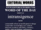 Word of the Day (intransigence)-08NOV22