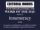 Word of the Day (innumeracy)-08JAN23