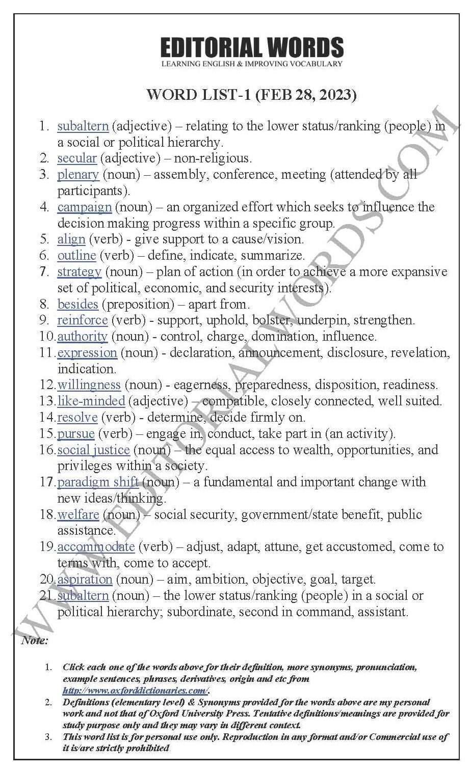 The Hindu Editorial (Subaltern, secular) – Feb 28, 2023