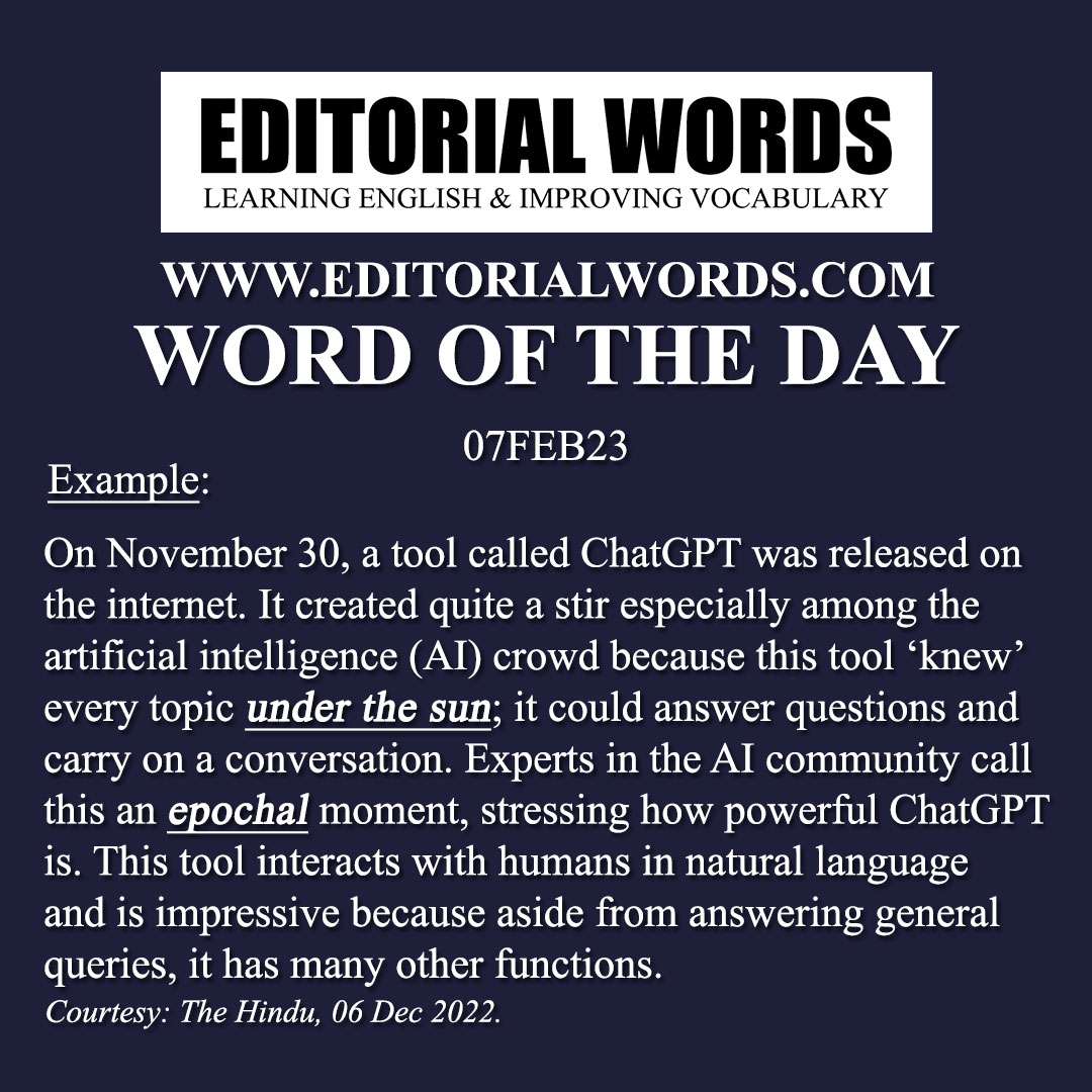 Word of the Day (epochal)-07FEB23