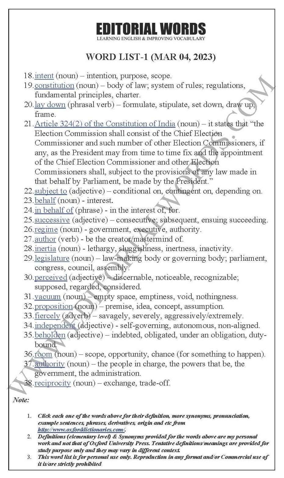 The Hindu Editorial (Choosing the watchdog) – Mar 04, 2023 The Hindu Editorial (Choosing the watchdog) – Mar 04, 2023
