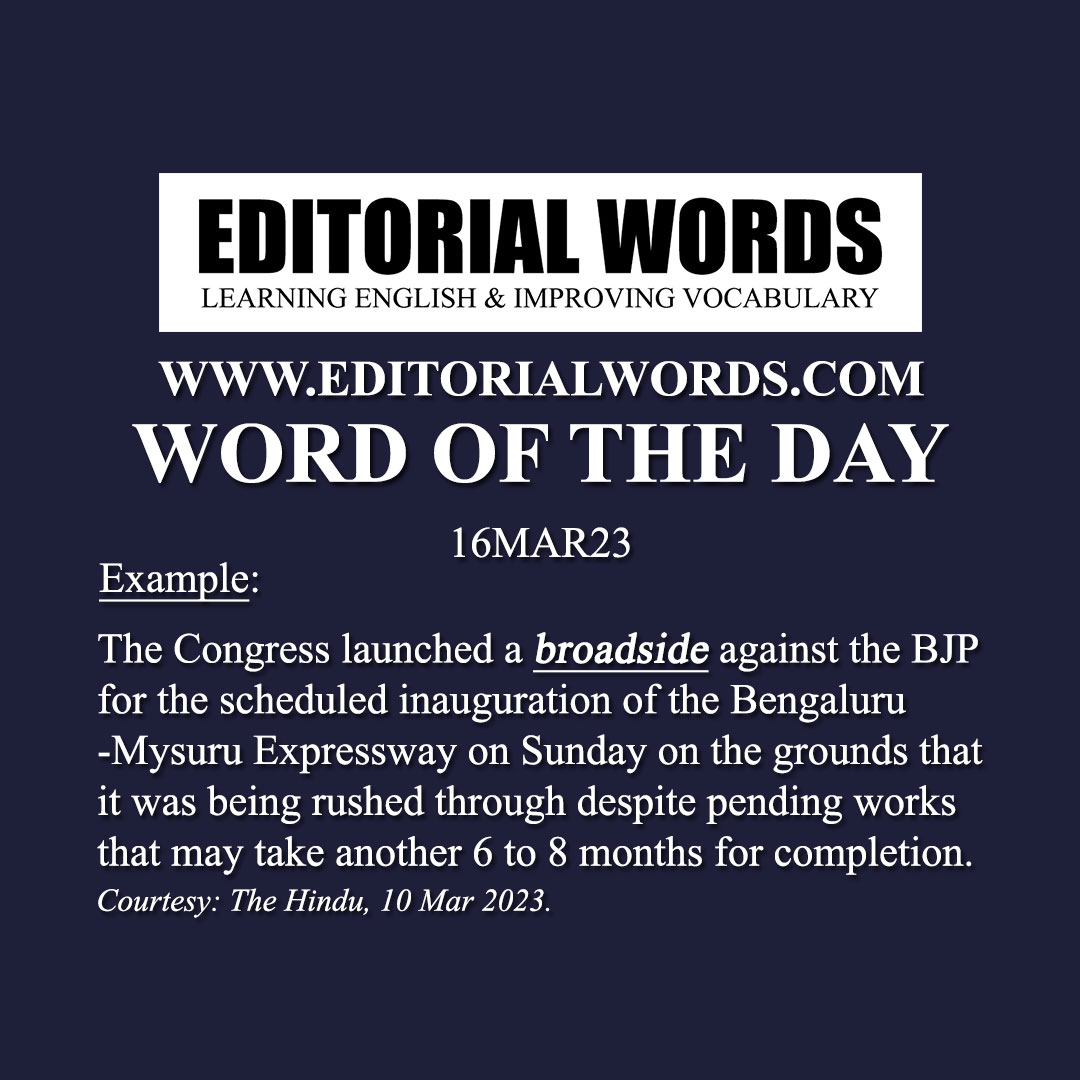 Word of the Day (broadside)-16MAR23