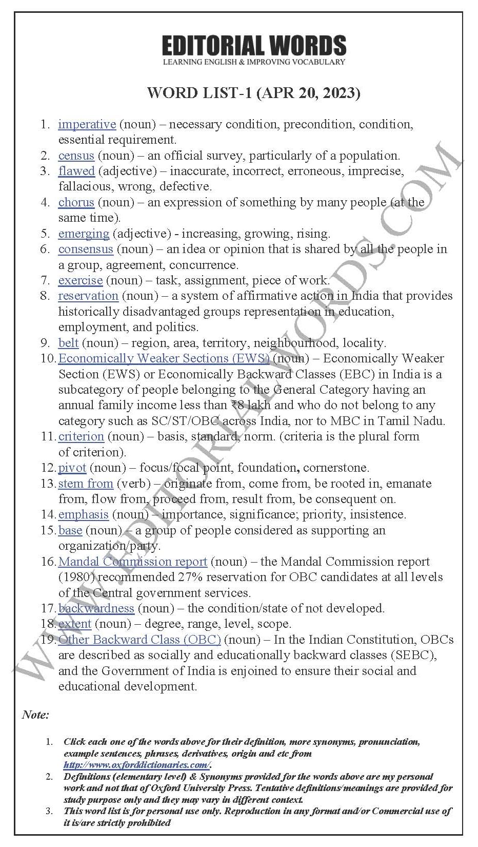 The Hindu Editorial (The caste imperative) – Apr 20, 2023