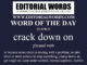 Word of the Day (crack down on)-02APR23