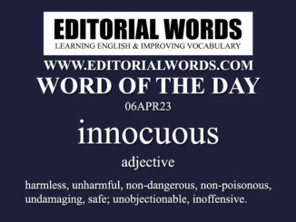 Word of the Day (innocuous)-06APR23