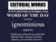 Word of the Day (ignominious)-15APR23