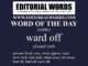 Word of the Day (ward off)-29APR23
