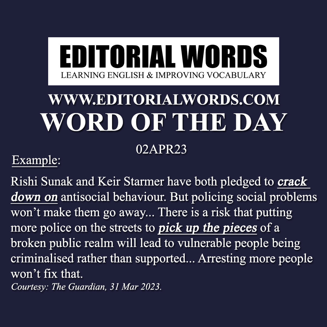 Word of the Day (crack down on)-02APR23