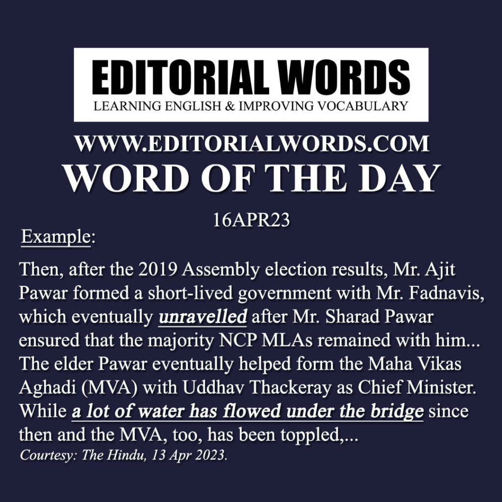 Word of the Day (unravel)-16APR23